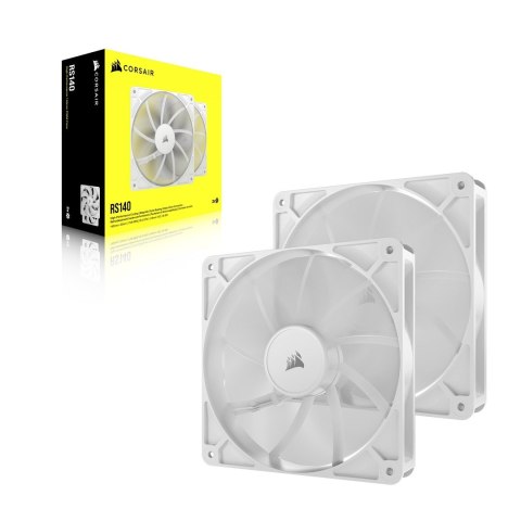 Corsair RS140 Obudowa komputera Wentylator 14 cm Biały 2 szt. Corsair RS140 Obudowa komputera Wentylator 14 cm Biały 2 szt.