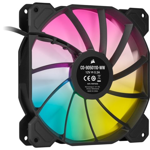 Corsair SP140 RGB ELITE Obudowa komputera Wentylator 14 cm Czarny 1 szt. Corsair SP140 RGB ELITE Obudowa komputera Wentylator 14 cm Czarny 1 szt.
