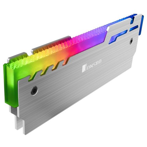 Jonsbo NC-3 ARGB Moduł pamięci Radiator Srebrny Jonsbo NC-3 ARGB Moduł pamięci Radiator Srebrny