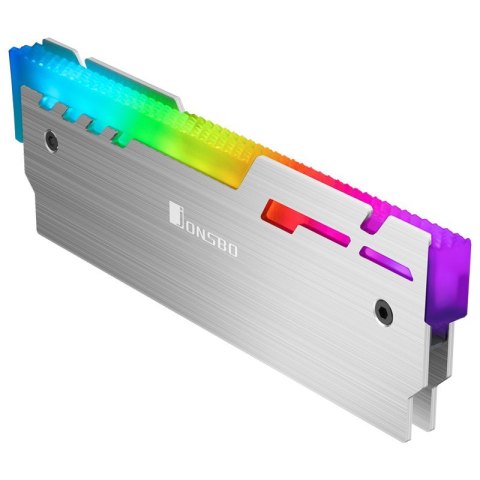 Jonsbo NC-3 ARGB Moduł pamięci Radiator Srebrny Jonsbo NC-3 ARGB Moduł pamięci Radiator Srebrny