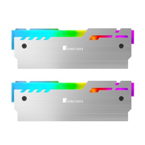 Jonsbo NC-3 ARGB Moduł pamięci Radiator Srebrny Jonsbo NC-3 ARGB Moduł pamięci Radiator Srebrny