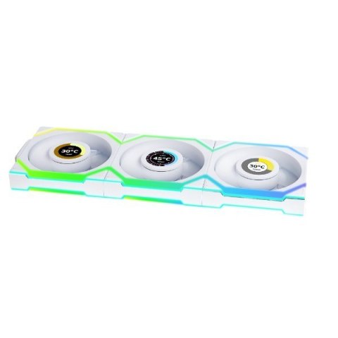 Lian Li UNI FAN SL Wireless LCD 120 Reverse Blade Obudowa komputera Wentylator 12 cm Biały 3 szt. Lian Li UNI FAN SL Wireless LCD 120 Reverse Blade Obudowa komputera Wentylator 12 cm Biały 3 szt.