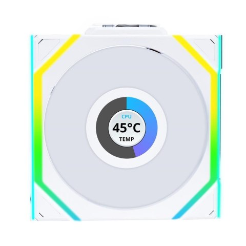 Lian Li UNI FAN SL Wireless LCD 120 Reverse Blade Obudowa komputera Wentylator 12 cm Biały 3 szt. Lian Li UNI FAN SL Wireless LCD 120 Reverse Blade Obudowa komputera Wentylator 12 cm Biały 3 szt.