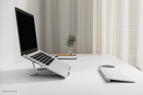 Neomounts NSLS085SILVER stojak na laptop Podstawka na notebooka Srebrny 43,2 cm (17") Neomounts NSLS085SILVER stojak na laptop Podstawka na notebooka Srebrny 43,2 cm (17")