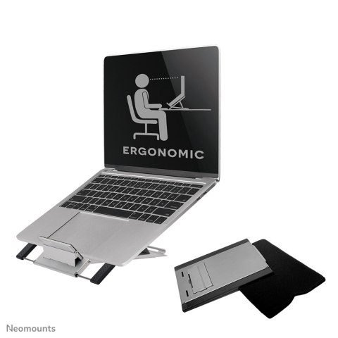 Neomounts NSLS100 stojak na laptop Półka wysięgnikowa na notebooka Srebrny 55,9 cm (22") Neomounts NSLS100 stojak na laptop Półka wysięgnikowa na notebooka Srebrny 55,9 cm (22")