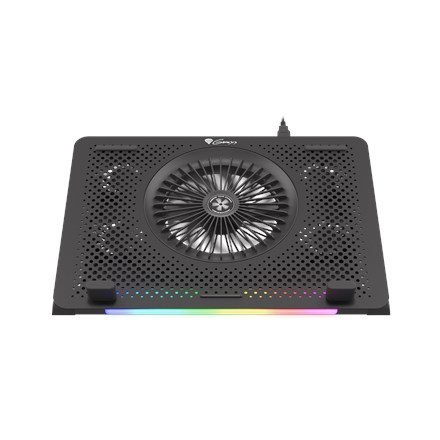 Podstawka chłodząca pod laptopa Genesis Oxid 450 RGB 15.6" z wentylatorem, podświetlenie, 2 USB Podstawka chłodząca pod laptopa Genesis Oxid 450 RGB 15.6" z wentylatorem, podświetlenie, 2 USB