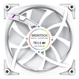 Wentylator Montech AX120 PWM ARGB, 3 szt., Biały - 120mm Wentylator Montech AX120 PWM ARGB, 3 szt., Biały - 120mm