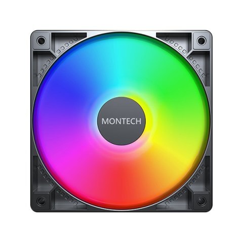 Wentylator Montech GF120 PWM ARGB, 3 szt. - 120mm Wentylator Montech GF120 PWM ARGB, 3 szt. - 120mm