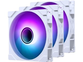 Wentylator PHANTEKS M25 Gen2 PWM D-RGB, 3-pak - 140mm, biały
