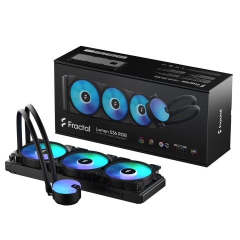 Fractal Design Lumen S36 v2 RGB Procesor Chłodnica cieczy all-in-one 12 cm Czarny 1 szt. Fractal Design Lumen S36 v2 RGB Procesor Chłodnica cieczy all-in-one 12 cm Czarny 1 szt.