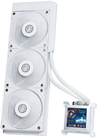 Lian Li HSLCD36SW system chłodzenia komputerów Obudowa komputera Chłodnica cieczy all-in-one 12 cm Biały