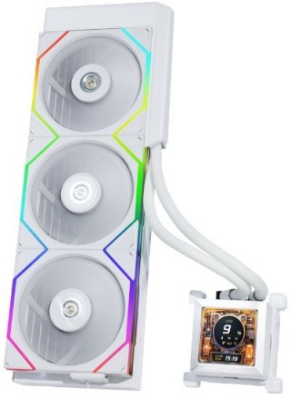 Lian Li HSLCD36SW system chłodzenia komputerów Obudowa komputera Chłodnica cieczy all-in-one 12 cm Biały