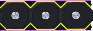 Lian Li UNI FAN SL Wireless 120 Reverse Blade Obudowa komputera Wentylator 12 cm Czarny 3 szt.