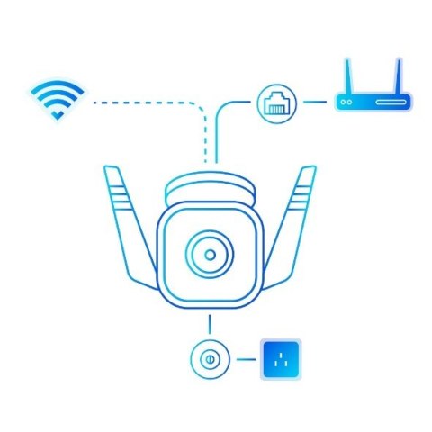TP-Link Tapo TC65 kamera przemysłowa Pocisk Kamera bezpieczeństwa IP Zewnętrzna 2304 x 1296 px Sufit / Ściana TP-Link Tapo TC65 kamera przemysłowa Pocisk Kamera bezpieczeństwa IP Zewnętrzna 2304 x 1296 px Sufit / Ściana
