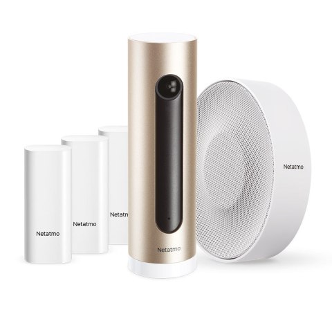 Netatmo Rinkinys Sveiki atvykę + žymos + sirena Netatmo Rinkinys Sveiki atvykę + žymos + sirena