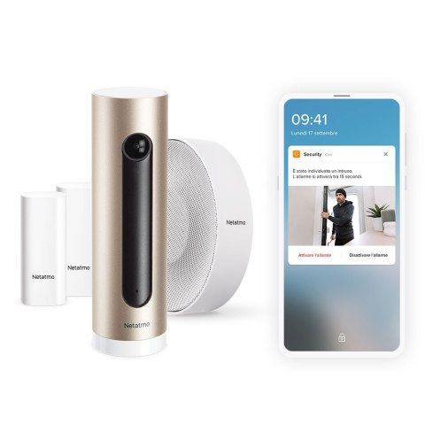 Netatmo Rinkinys Sveiki atvykę + žymos + sirena Netatmo Rinkinys Sveiki atvykę + žymos + sirena