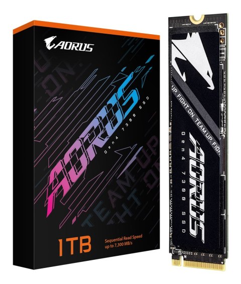 Dysk SSD Gigabyte AORUS 7300 1 TB M.2 NVMe Gen4 7300/6000 MB/s Dysk SSD Gigabyte AORUS 7300 1 TB M.2 NVMe Gen4 7300/6000 MB/s