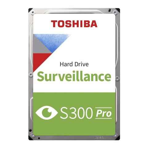 Dysk Toshiba S300 Pro do monitoringu 3,5" 4TB zielony Dysk Toshiba S300 Pro do monitoringu 3,5" 4TB zielony