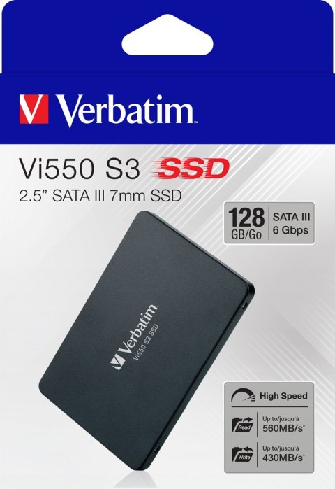 Dysk Verbatim VI550 S3 49350 (128 GB ; 2.5"; SATA III) Dysk Verbatim VI550 S3 49350 (128 GB ; 2.5"; SATA III)