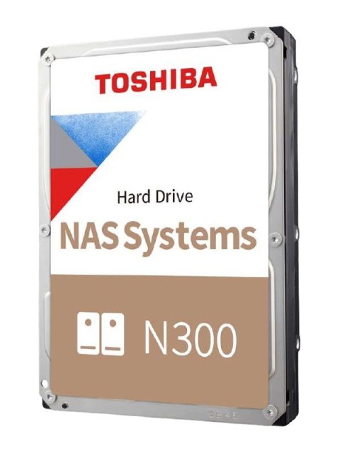 Dysk twardy Toshiba 8,9 cm (3,5") 12 TB SATA3 NAS N300 7200 obr./min Dysk twardy Toshiba 8,9 cm (3,5") 12 TB SATA3 NAS N300 7200 obr./min