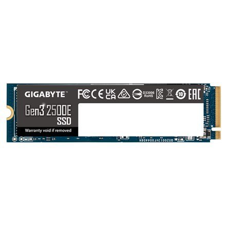 GIGABYTE Gen3 2500E SSD 500GB M.2 PCI Express 3.0 NVMe GIGABYTE Gen3 2500E SSD 500GB M.2 PCI Express 3.0 NVMe