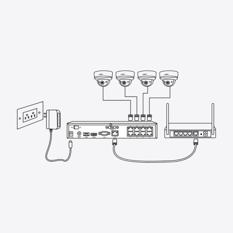 NVS16 Rejestrator 8PoE Reolink NVS16 Rejestrator 8PoE Reolink