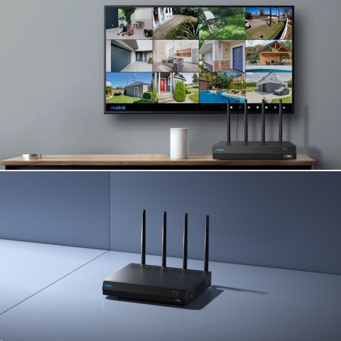 Reolink NVS12W - 12-kanałowy rejestrator NVR Wi-Fi 6, obsługa kamer do 16 MP, Wi-Fi 5/2,4 GHz, dysk twardy 2 TB, pojemność pamię Reolink NVS12W - 12-kanałowy rejestrator NVR Wi-Fi 6, obsługa kamer do 16 MP, Wi-Fi 5/2,4 GHz, dysk twardy 2 TB, pojemność pamię