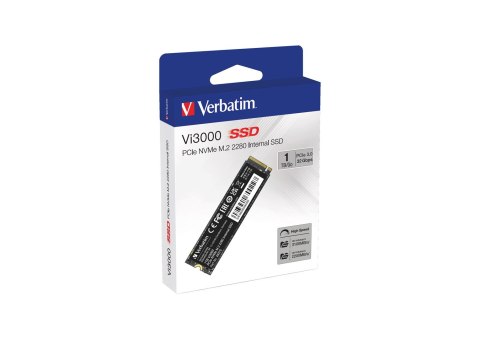 Verbatim Vi3000 1 TB M.2 PCI Express 3.0 NVMe Verbatim Vi3000 1 TB M.2 PCI Express 3.0 NVMe