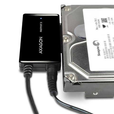 AXAGON ADSA-FP3 FASTPort3 Adapter, USB3.0, HDD/SSD/ODD, SATA 6G - zasilacz sieciowy AXAGON ADSA-FP3 FASTPort3 Adapter, USB3.0, HDD/SSD/ODD, SATA 6G - zasilacz sieciowy