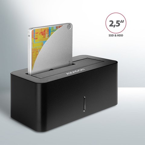 Axagon ADSA-SN stacja dokująca do dysków twardych USB 3.2 Gen 1 (3.1 Gen 1) Type-A Czarny Axagon ADSA-SN stacja dokująca do dysków twardych USB 3.2 Gen 1 (3.1 Gen 1) Type-A Czarny