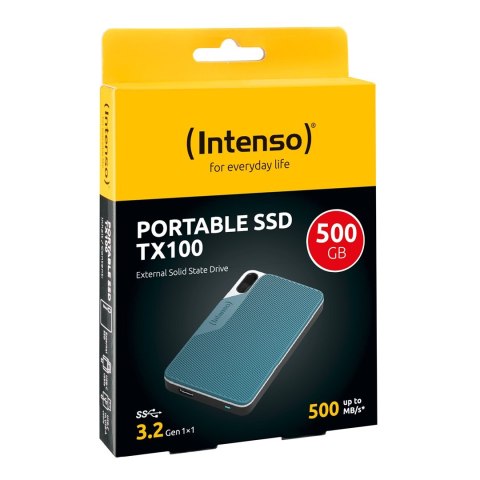 Dysk SSD USB3.2 500GB EXT./TX100 INTENSO Dysk SSD USB3.2 500GB EXT./TX100 INTENSO