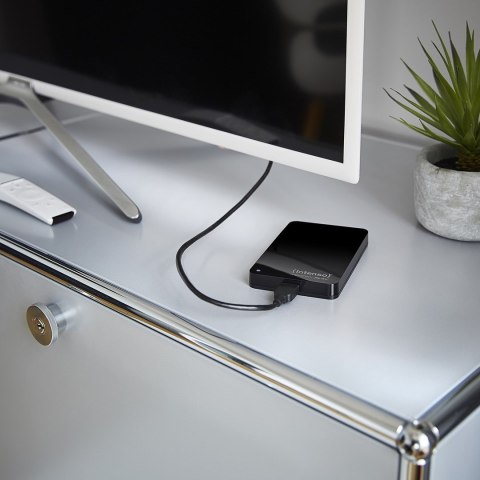 Intenso MEMORY PLAY - Festplatte - 2TB - extern (tragbar) - 2.5" (6,4 cm) - USB3.0 - 5400 U/min - Puffer: 8MB - Schwarz Intenso MEMORY PLAY - Festplatte - 2TB - extern (tragbar) - 2.5" (6,4 cm) - USB3.0 - 5400 U/min - Puffer: 8MB - Schwarz