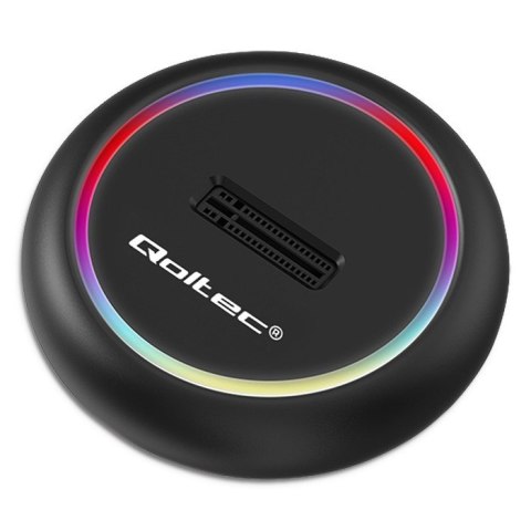 QOLTEC STACJA DOKUJĄCA DYSKÓW SSD M.2 | NVME | SATA | USB-C | 2TB QOLTEC STACJA DOKUJĄCA DYSKÓW SSD M.2 | NVME | SATA | USB-C | 2TB