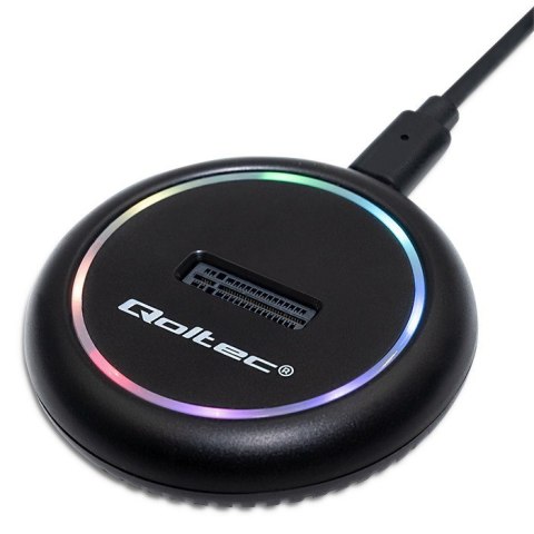 QOLTEC STACJA DOKUJĄCA DYSKÓW SSD M.2 | NVME | SATA | USB-C | 2TB QOLTEC STACJA DOKUJĄCA DYSKÓW SSD M.2 | NVME | SATA | USB-C | 2TB