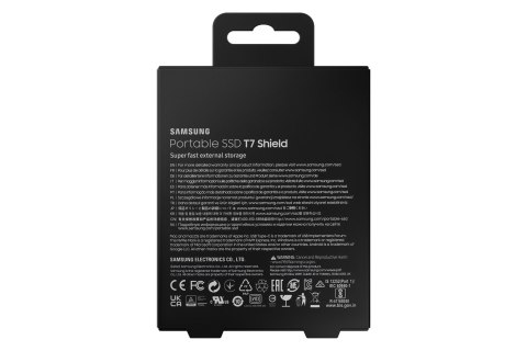 SAMSUNG SSD T7 Shield Black 2TB MU-PE2T0S/EU SAMSUNG SSD T7 Shield Black 2TB MU-PE2T0S/EU