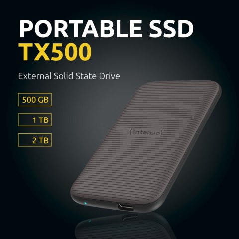 SSD Intenso TX500 1,8" 1TB USB 3.2 ekstern SSD Intenso TX500 1,8" 1TB USB 3.2 ekstern