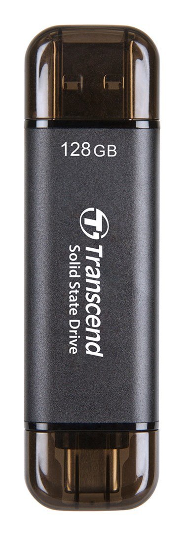 Transcend ESD310C Technologia Thunderbolt 128 GB USB Type-A / USB Type-C USB 3.2 Gen 2x2 Czarny Transcend ESD310C Technologia Thunderbolt 128 GB USB Type-A / USB Type-C USB 3.2 Gen 2x2 Czarny