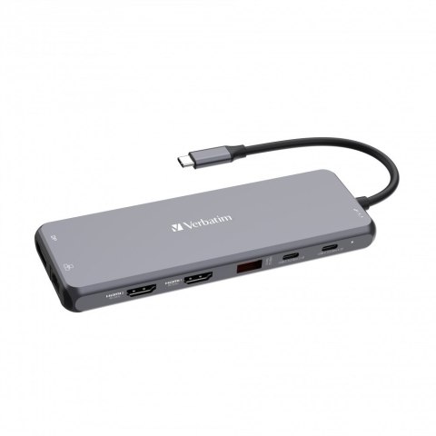 Verbatim CMH-13 USB Type-C 10000 Mbit/s Srebrny Verbatim CMH-13 USB Type-C 10000 Mbit/s Srebrny