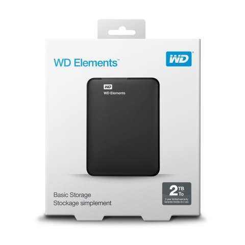 Western Digital WD Elements Portable zewnętrzny dysk twarde 2 TB Czarny Western Digital WD Elements Portable zewnętrzny dysk twarde 2 TB Czarny