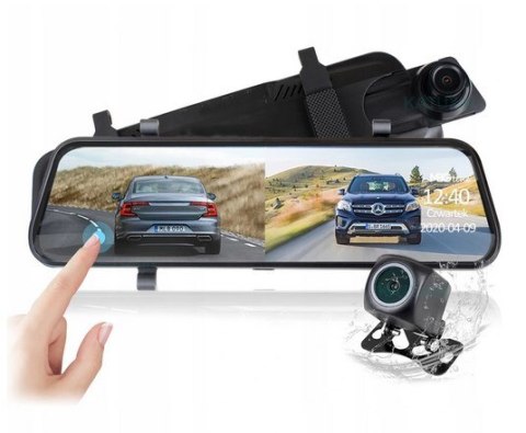 Wideorejestrator lusterko MBG LINE HS900 PRO Sony+ adapter parkingowy Wideorejestrator lusterko MBG LINE HS900 PRO Sony+ adapter parkingowy