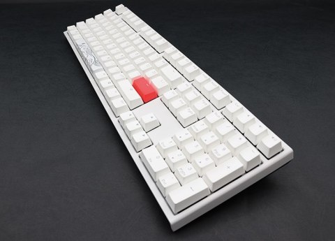 Ducky One 2 White Edition klawiatura Uniwersalne USB Niemiecki Biały Ducky One 2 White Edition klawiatura Uniwersalne USB Niemiecki Biały