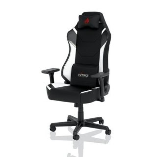 Nitro Concepts X1000 Fotel dla gracza Tapicerowane siedzisko Czarny, Biały