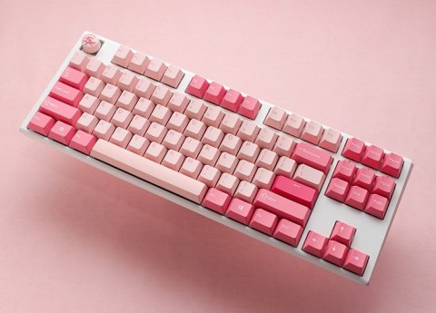 Ducky One 3 TKL Gossamer Pink klawiatura Gaming USB US English Różowy, Biały Ducky One 3 TKL Gossamer Pink klawiatura Gaming USB US English Różowy, Biały
