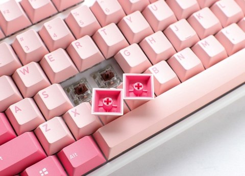 Ducky One 3 TKL Gossamer Pink klawiatura Gaming USB US English Różowy, Biały Ducky One 3 TKL Gossamer Pink klawiatura Gaming USB US English Różowy, Biały
