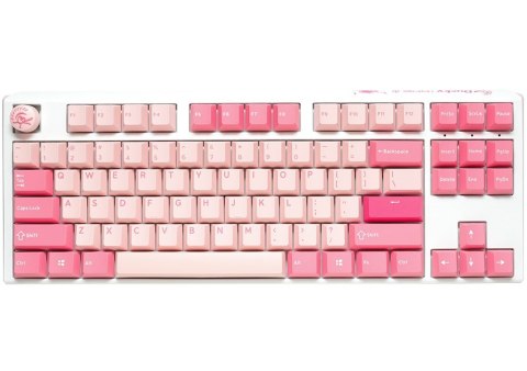 Ducky One 3 TKL Gossamer Pink klawiatura Gaming USB US English Różowy, Biały Ducky One 3 TKL Gossamer Pink klawiatura Gaming USB US English Różowy, Biały