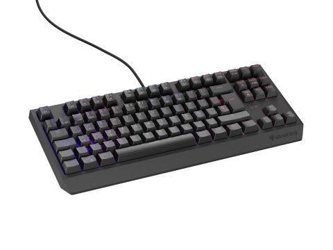 GENESIS Thor 230 TKL klawiatura Gaming USB QWERTY Hiszpański Czarny GENESIS Thor 230 TKL klawiatura Gaming USB QWERTY Hiszpański Czarny
