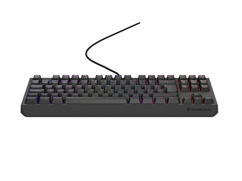 GENESIS Thor 230 TKL klawiatura Gaming USB QWERTY Hiszpański Czarny GENESIS Thor 230 TKL klawiatura Gaming USB QWERTY Hiszpański Czarny