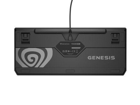 GENESIS Thor 230 TKL klawiatura Gaming USB QWERTY Hiszpański Czarny GENESIS Thor 230 TKL klawiatura Gaming USB QWERTY Hiszpański Czarny
