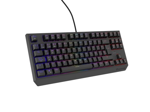 GENESIS Thor 230 TKL klawiatura Gaming USB QWERTY Hiszpański Czarny GENESIS Thor 230 TKL klawiatura Gaming USB QWERTY Hiszpański Czarny