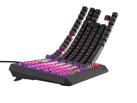 GENESIS Thor 230 TKL klawiatura Gaming USB QWERTY Hiszpański Czarny GENESIS Thor 230 TKL klawiatura Gaming USB QWERTY Hiszpański Czarny